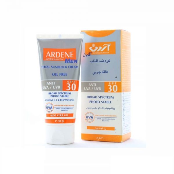 کرم ضد آفتاب آقایان SPF30 آردن