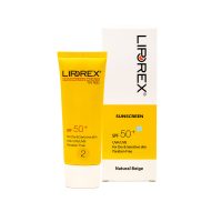 کرم ضد آفتاب رنگی SPF50 لیپورکس مناسب پوست خشک و حساس