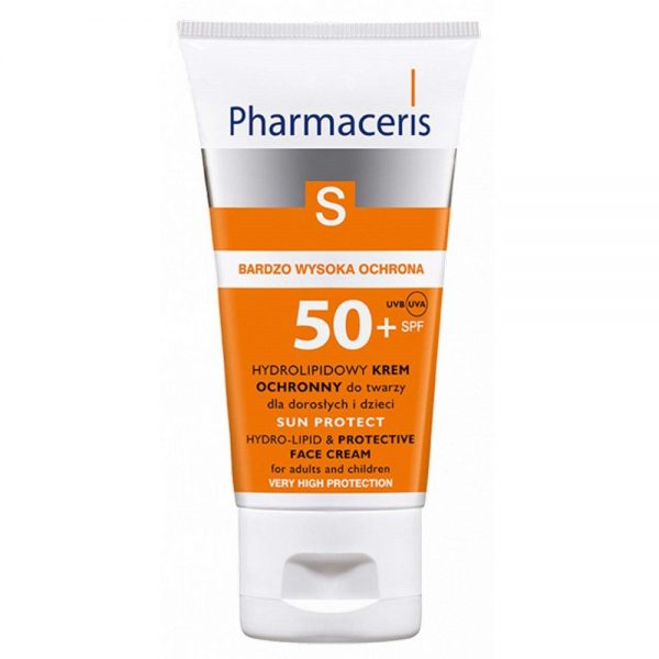 کرم ضد آفتاب و مرطوب کننده بی رنگ SPF50 هیدرولیپید فارماسریز